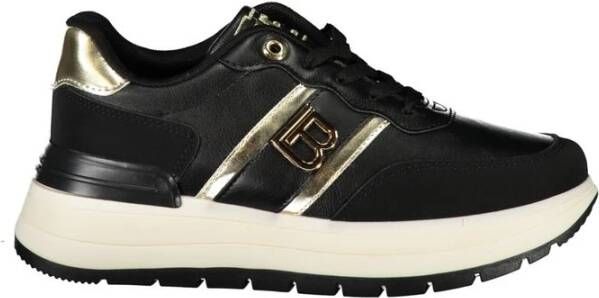 Laura Biagiotti Zwarte Polyester Sneaker Black Dames