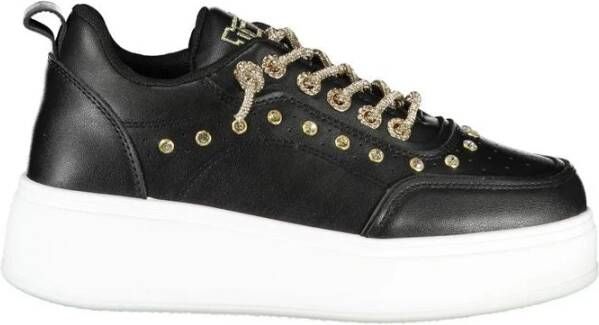 Laura Biagiotti Zwarte Polyester Sneaker Black Dames