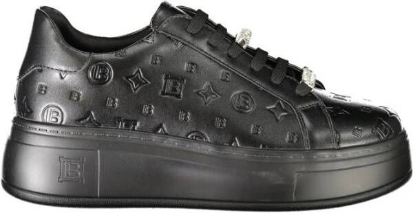 Laura Biagiotti Zwarte Polyester Sneaker Black Dames