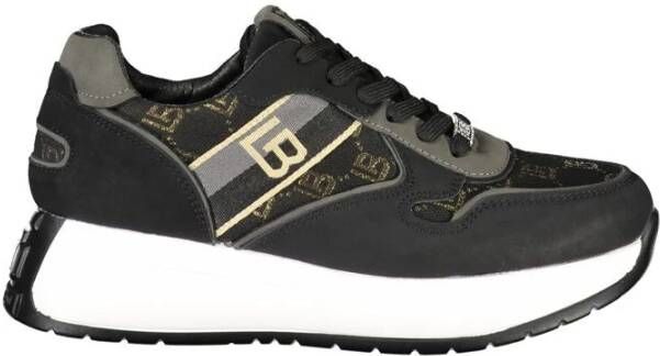 Laura Biagiotti Zwarte Polyester Sneaker Black Dames