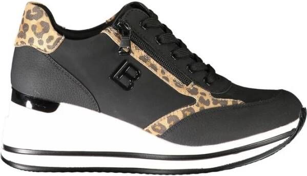 Laura Biagiotti Zwarte Polyester Sneaker Black Dames