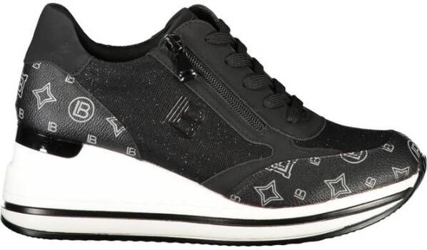 Laura Biagiotti Zwarte Polyester Sneaker Black Dames