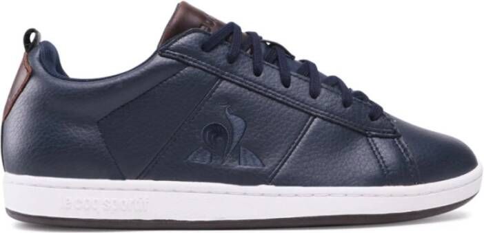 Le Coq Sportif Blauwe Casual Leren Sneakers oor Heren Blue Heren