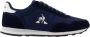 Le Coq Sportif Blauwe Casual Suède Sneakers voor Heren Blue Heren - Thumbnail 2