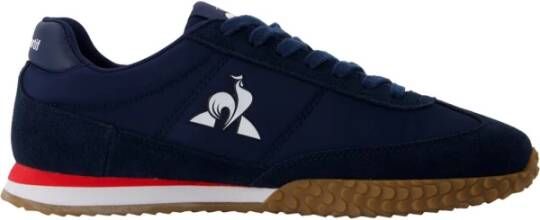 Le Coq Sportif Blauwe Sportieve Textiel Sneakers Blue Heren