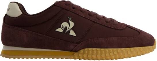 Le Coq Sportif Bruine Casual Sneakers met Rubberen Zool Brown Heren