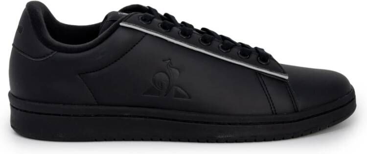 Le Coq Sportif Zwarte sportieve sneakers met rubberen zool Black Heren Schoenen