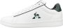 Le Coq Sportif Groene Leren Sportieve Sneakers met Rubberen Zool White Heren - Thumbnail 9