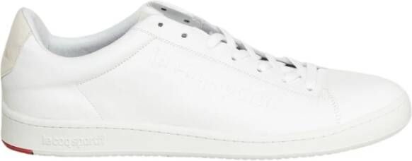 Le Coq Sportif Witte Leren Lage Top Trainers White Dames