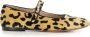 Le Monde Beryl Bruine Luipaardprint Velvet Ballerina Flats Brown Dames - Thumbnail 1