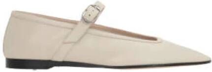 Le Monde Beryl Ivoor Mary-Jane Ballerina Platte Schoenen Beige Dames