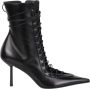 Le Silla Colette Veterschoenen Enkellaarzen Black Dames - Thumbnail 1