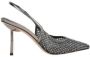 Le Silla Donkergrijze Kristal Slingback Hakken Gray Dames - Thumbnail 1