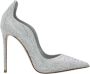 Le Silla Ivy pumps verfraaid met kristallen Zilver - Thumbnail 1