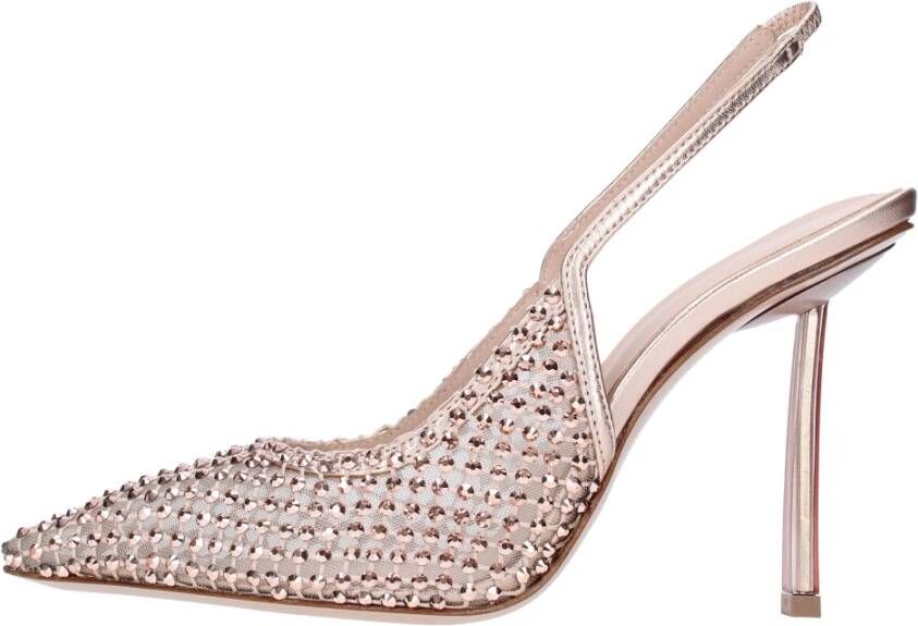 Le Silla Pumps verfraaid met stras Roze