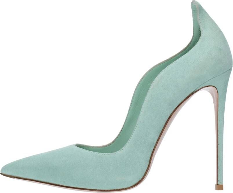 Le Silla Ivy pumps verfraaid met kristallen Groen