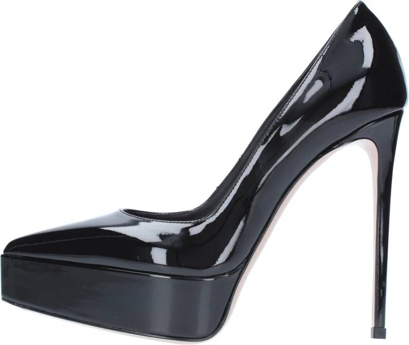 Le Silla Pumps met plateauzool Zwart