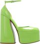 Le Silla Nikki pumps met plateauzool Groen - Thumbnail 1