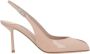 Le Silla Nude Patent Slingback Stiletto Hakken Beige Dames - Thumbnail 1