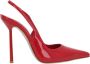 Le Silla Rode Lak Slingback Stiletto Hakken Red Dames - Thumbnail 1