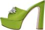 Le Silla Sandalen met plateauzool Groen - Thumbnail 1