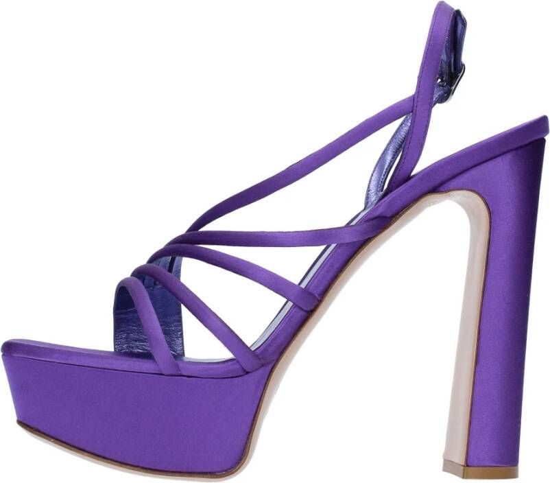 Le Silla Sandalen Paars Purple Dames