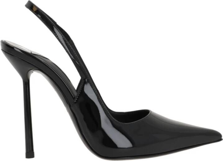 Le Silla Zwarte Lakleren Stiletto Hakken Black Dames