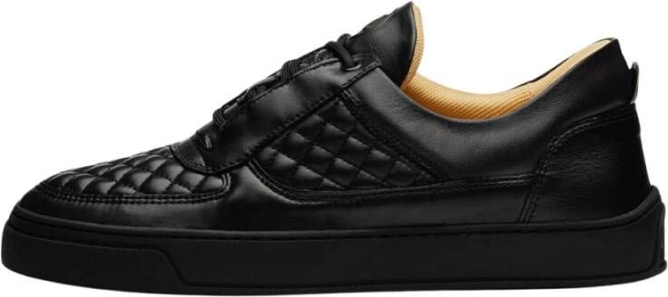 Leandro Lopes Zwarte lage sneaker Faisca Black Unisex