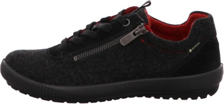 Legero Veterschoenen van leer Black Dames