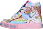 Lelli Kelly Veter rits hoge canvas sneakers unicorn LK9099 Roze - Thumbnail 2