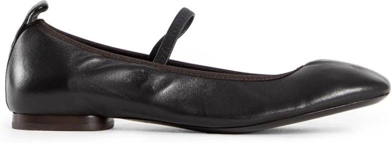 Lemaire Donkere Chocolade Ballerina Schoen Brown Dames