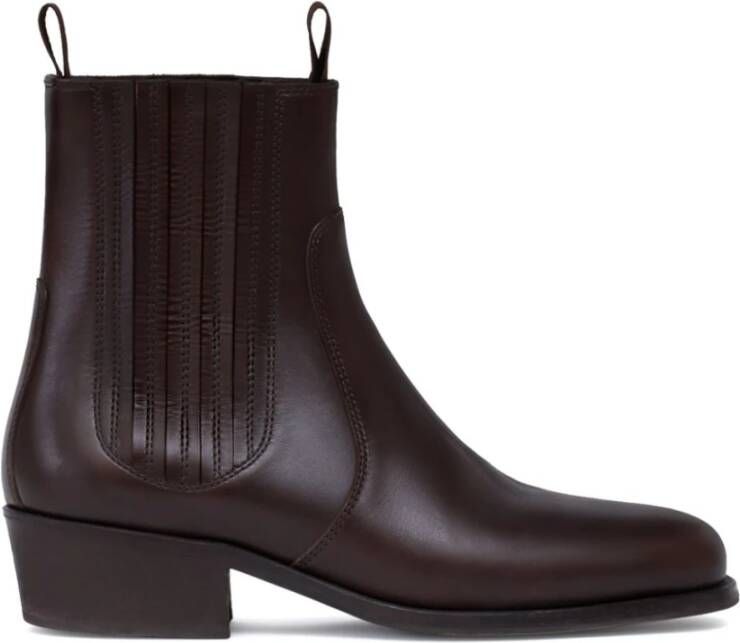 Lemaire Teck Chelsea Boots Brown Heren