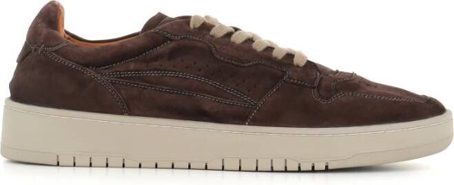 Lemargo Ebony Koffie Suède Sneakers Brown Heren