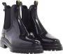 Lemon Jelly Zwarte Chelsea Boots met Logo-applicaties Black Dames - Thumbnail 1