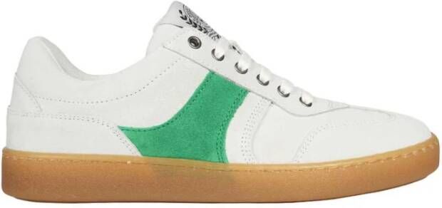 Les Deux Contrasterende kleur lage sneakers White Heren