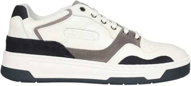 Les Deux Leren lage sneakers White Heren