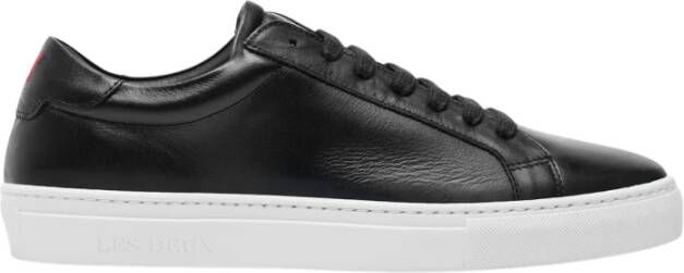 Les Deux Theodor Leren Sneakers Black Heren - Foto 1