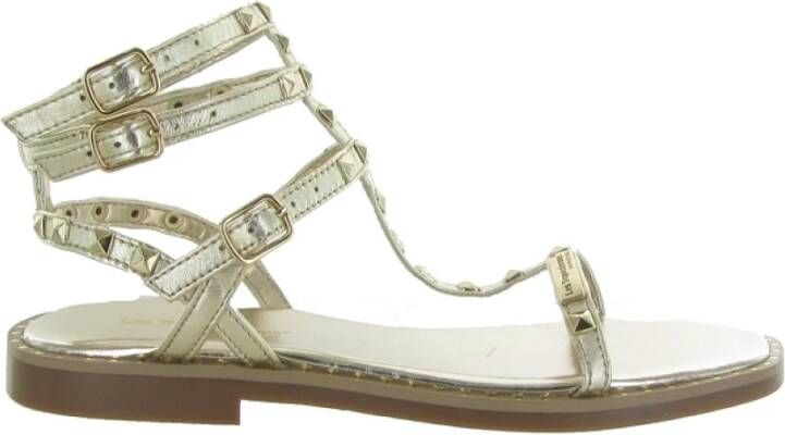 Les Tropeziennes Gouden Sandalen Coralie Collectie Ss24 Yellow Dames