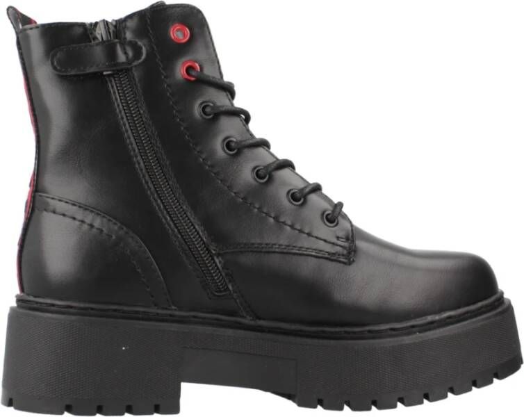 Levi's Kersen Veterschoenen Black Dames