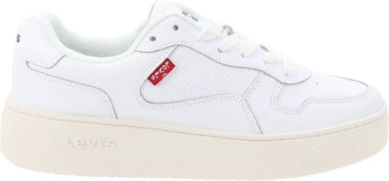 Levi's Leren Damesneakers Stijlvol Comfort White Dames