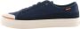 Levi's Canvas Low Top Trainers in Navy Blue Heren - Thumbnail 1