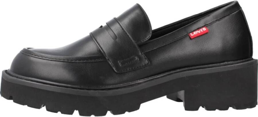 Levi's Stijlvolle Lucy Loafers voor Vrouwen Black Dames