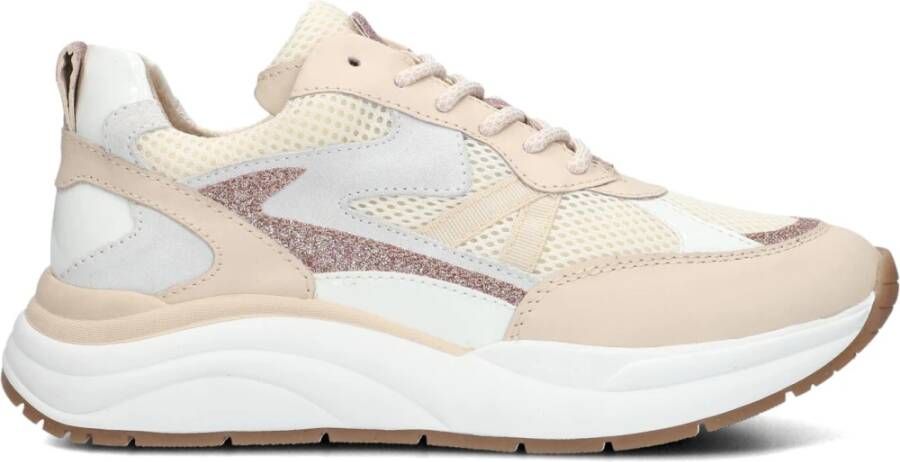 LINA LOCCHI Lage Sneakers Dames Charu-02 Maat: 39 Materiaal: Leer Kleur: Beige