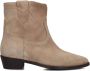 LINA LOCCHI Enkellaarsjes Dames 39445 Maat: 36 Materiaal: Suède Kleur: Beige - Thumbnail 3