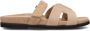 Lina Locchi Beige Suède Slipper Sue H Stijl Beige Dames - Thumbnail 2