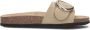 Lina Locchi Bio 1 Gesp Slipper Beige Suède Beige Dames - Thumbnail 1