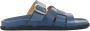 LINA LOCCHI Slippers Dames 765-05 Maat: 38 Materiaal: Leer Kleur: Blauw - Thumbnail 2