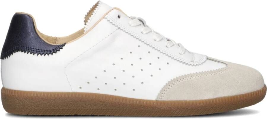 LINA LOCCHI Lage Sneakers Dames L1410 Maat: 38 Materiaal: Leer Kleur: Wit