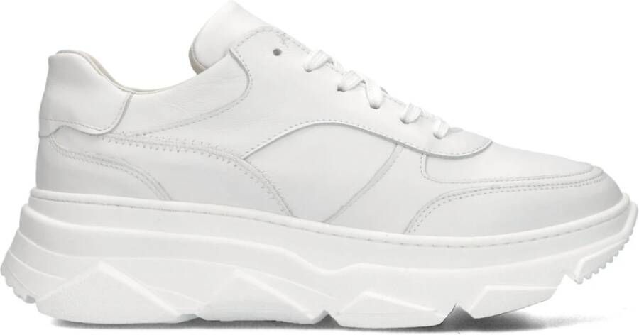 Lina Locchi Lage Sneakers Wit Leer White Dames