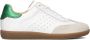 Lina Locchi Witte Sneakers met Groene Metallic Hiel White Dames - Thumbnail 2